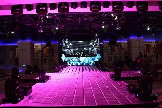 Wyświetlacz podłogowy LED P6.25 4500mcd Panele podłogowe LED o wysokiej jasności z 1000 kg nośną fabryką Shenzhen