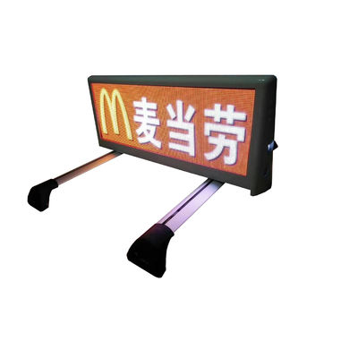 Outdoor Two Side Taxi LED Mobile Billboard IP65 Wodoodporny P3.33 960mm * 320mm Wifi Control